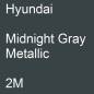 Preview: Hyundai, Midnight Gray Metallic, 2M.